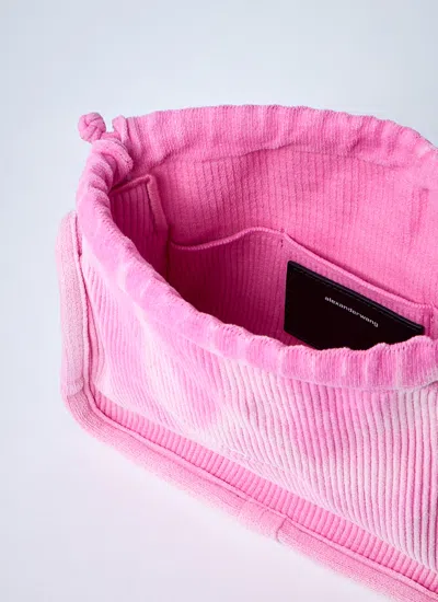 Alexander Wang Pink Corduroy Small Ryan Handbag