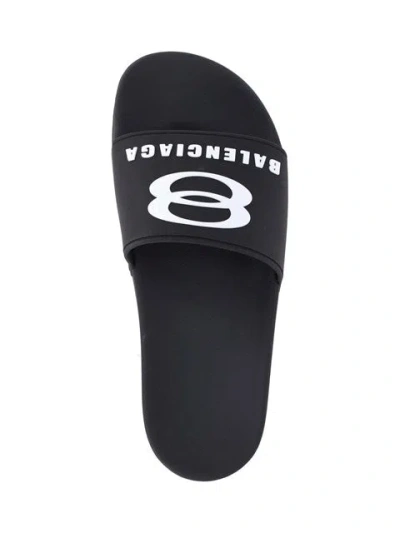 Balenciaga Rubber Slide Sandals For The Pool Men
