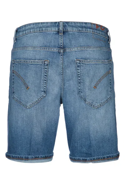 Dondup Light Blue Derick Shorts In Blue