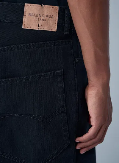 Balenciaga Baggy Jeans In Black