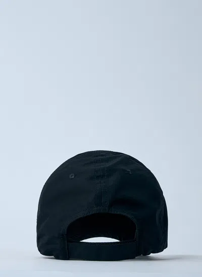 Balenciaga Men Logo Motif Baseball Cap In Blue