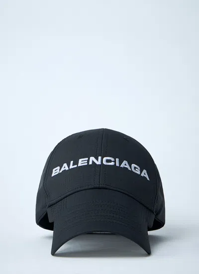 Balenciaga Logo Embroidered Adjustable Baseball Cap