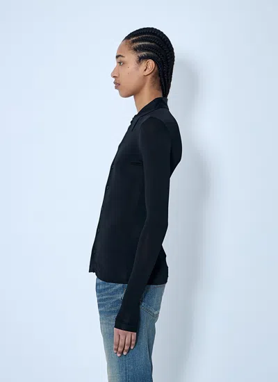 Balenciaga Women Button-down Shirt In Black