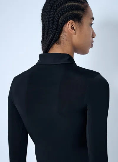 Balenciaga Women Button-down Shirt In Black