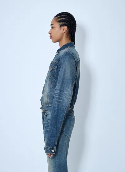 Balenciaga Women Denim Jacket In Blue