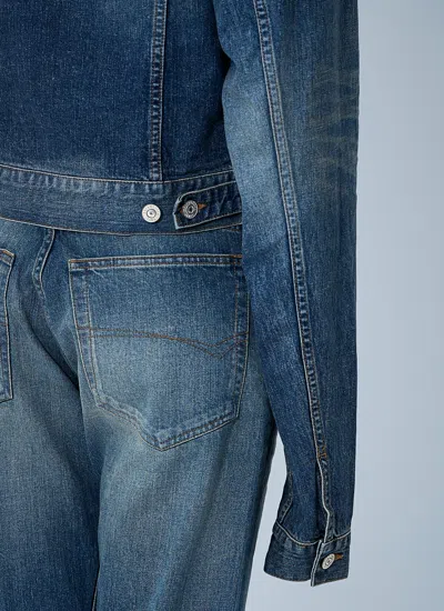Balenciaga Women Denim Jacket In Blue