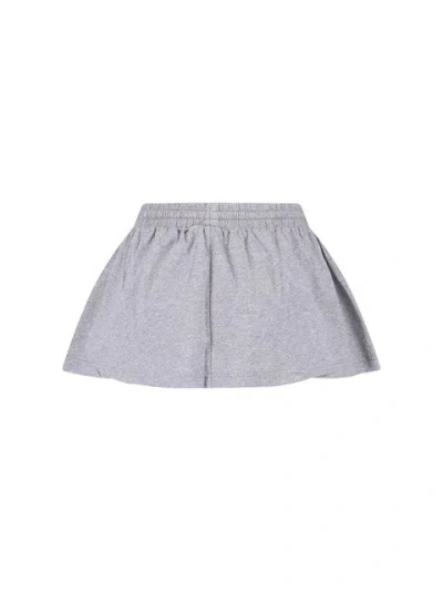 Balenciaga Women Mini Skirt "laurel Classic" In Gray