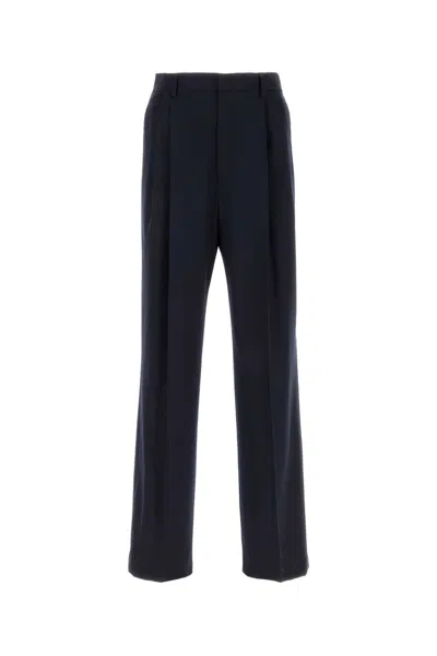 Dries Van Noten Penrud Pinstripe Pleated Wool Trousers In Black