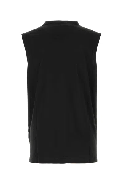 Dsquared2 Sleeveless Crew Neck Tank Top With Graphic Print In Black