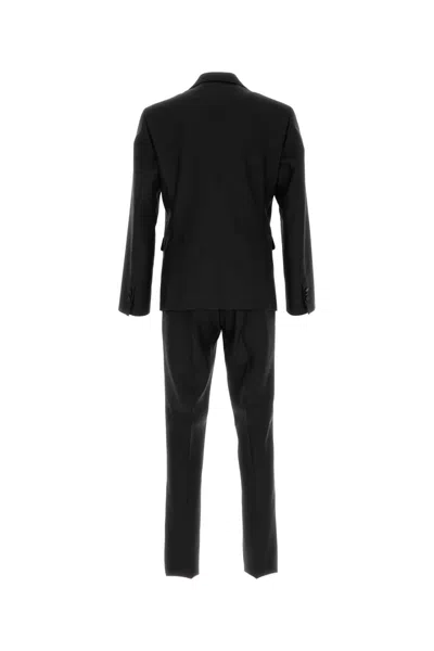 Dsquared2 Dsquared Men Black Virgin Wool Blend London Suit