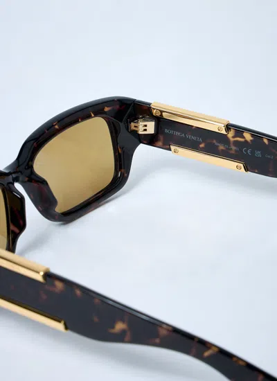 Bottega Veneta Women Dash Rectangular Sunglasses In Green