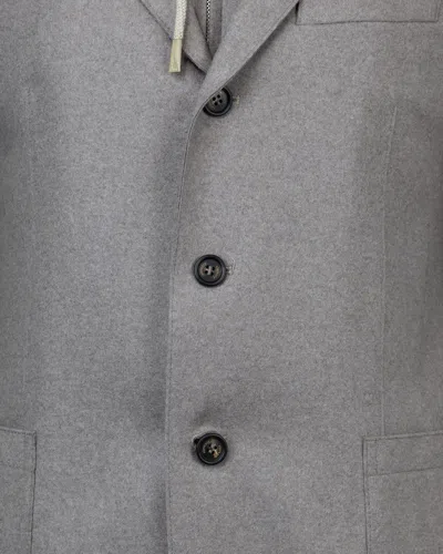 Eleventy Giacca Monopetto Grigia In Gray