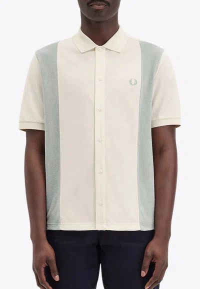 Fred Perry Cotton Piquet Polo Shirt With Towel Inserts