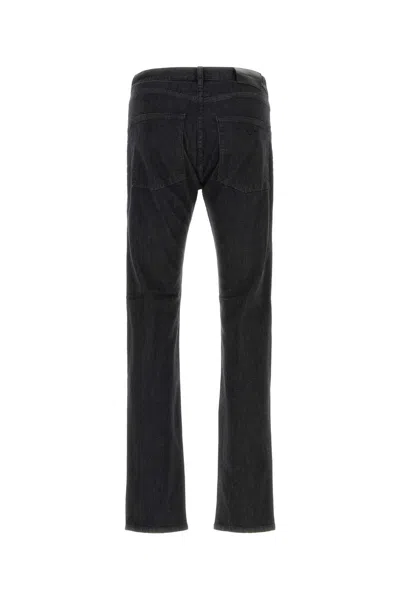 Emporio Armani Men's Stretch Denim Jeans In Black
