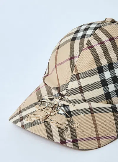 Burberry Women's Check Baseball Hat In Multi