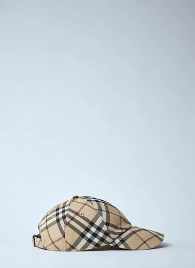 Burberry Women's Check Baseball Hat In Multi