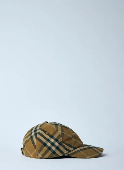 Burberry Women Check Cotton Baseball Cap