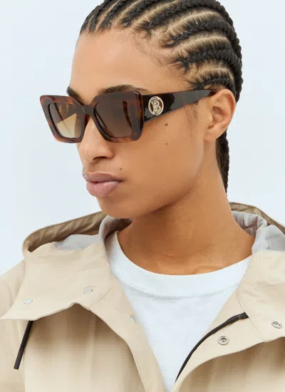 Burberry 0be4344 3316t5 Butterfly Polarized Sunglasses In Brown