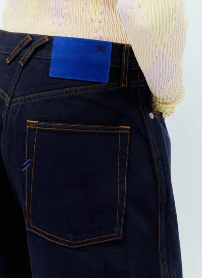 Burberry Japanese Denim Curved Leg Jeans In 10 Words In Blue