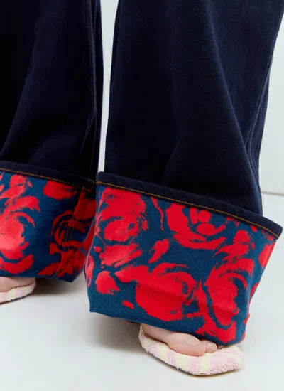 Burberry Japanese Denim Curved Leg Jeans In 10 Words In Blue