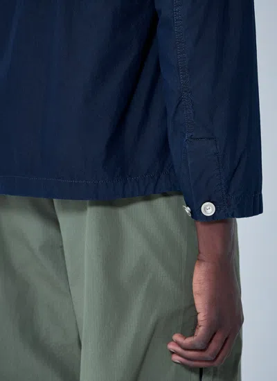 C.p. Company Men 50 Fili Goggle Jacket In Blue