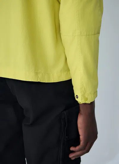 C.p. Company Men Cotton Overshirt In Yellow