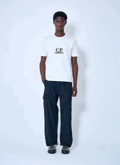 C.p. Company Men Flatt Nylon Cargo Pants In Blue