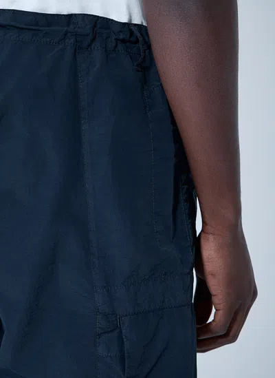 C.p. Company Men Flatt Nylon Cargo Pants In Blue
