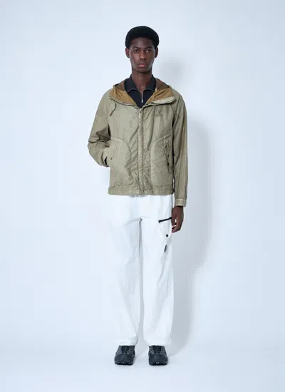 C.p. Company Lino Wax Goggle Jacket In Multi