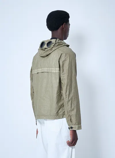 C.p. Company Lino Wax Goggle Jacket In Multi