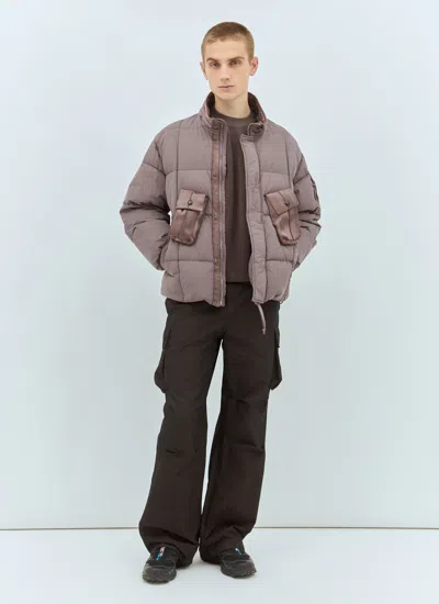 C.p. Company Men Matte Puffer Jacket In Pink