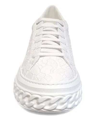 Casadei Off Road チェーントリム スニーカー In White