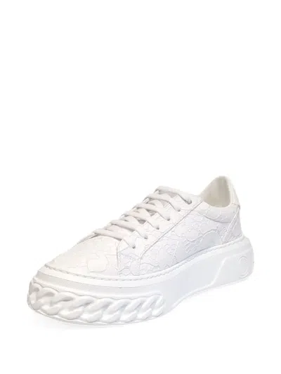 Casadei Off Road チェーントリム スニーカー In White