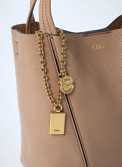 Chloé Womens Boyish Brown Spin Small Leather Tote Bag In Brown