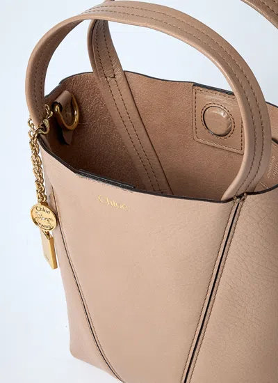 Chloé Womens Boyish Brown Spin Small Leather Tote Bag In Brown