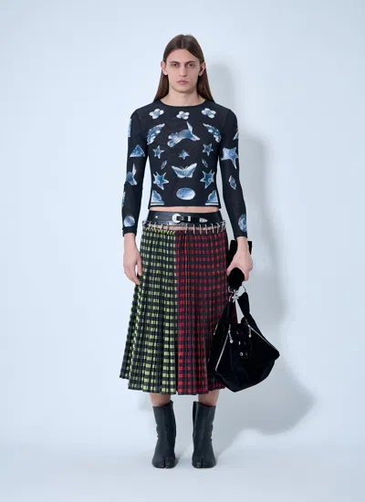 Chopova Lowena Men Workshop Mesh Top In Black