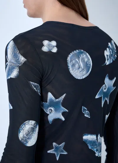Chopova Lowena Men Workshop Mesh Top In Black