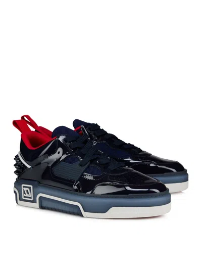 Christian Louboutin Men Astrocool Borchie Dietro Sneaker In Black