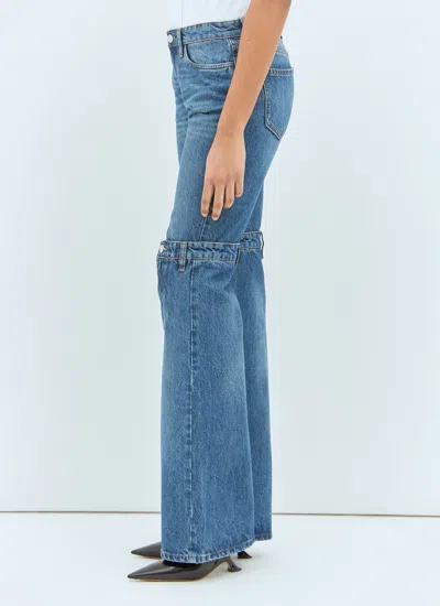 Coperni Open-knee Jeans In Blue