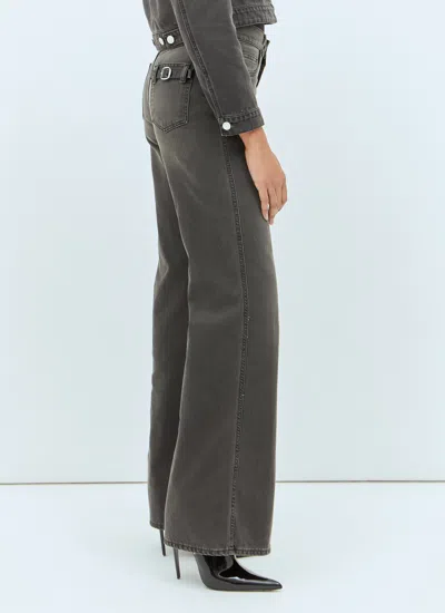 Coperni Women Wide Leg Jeans In Black