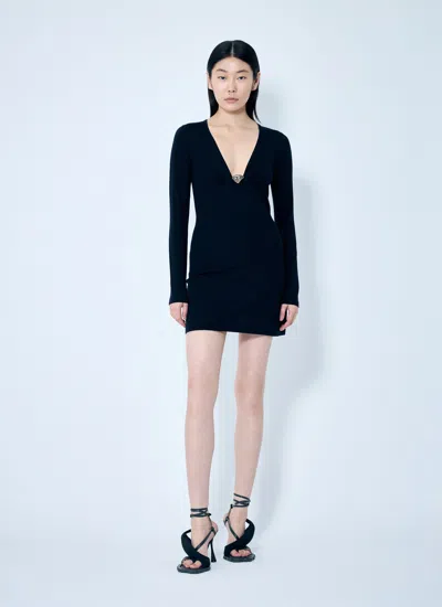 Diesel Women M-placky Long Sleeve Dress In Black
