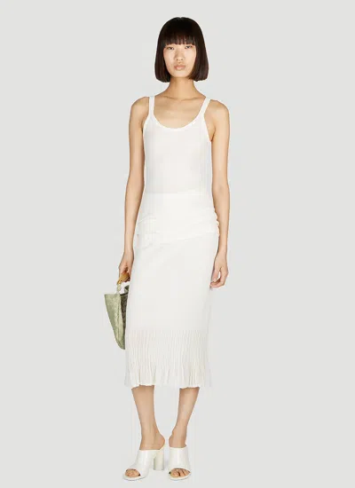 Dolce & Gabbana Women Ribbed Tank Top In White