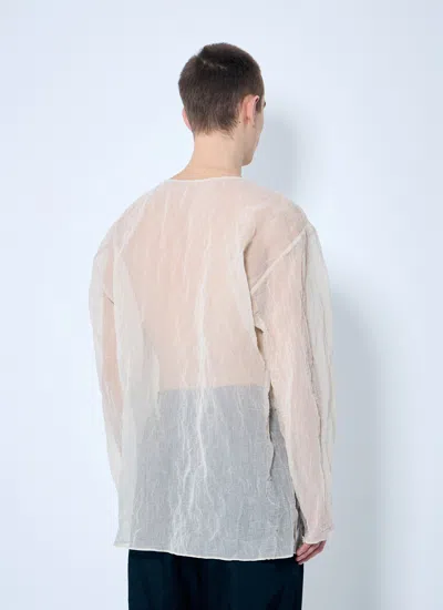 Dries Van Noten Men Camille Shirt In White