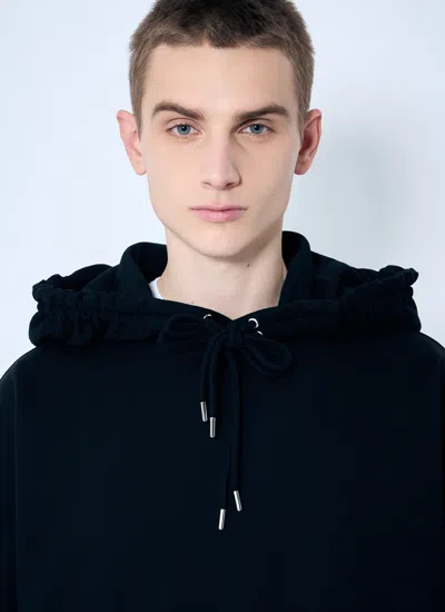 Dries Van Noten Men Haxel Hooded Sweatshirt In Black