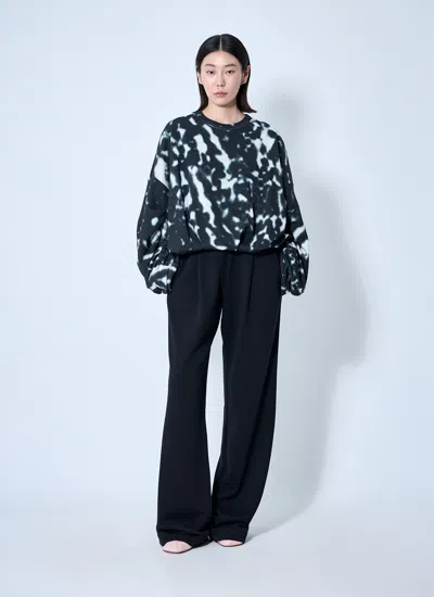 Dries Van Noten Women Cotton Track Pants In Black