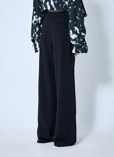 Dries Van Noten Women Cotton Track Pants In Black