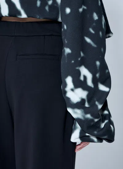Dries Van Noten Women Cotton Track Pants In Black