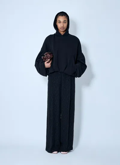 Dries Van Noten Women Hooded Sweatshirt In Blue