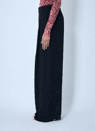 Dries Van Noten Women Pila Pants In Blue