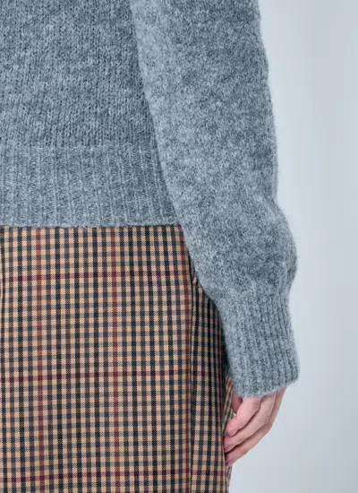 Dries Van Noten Women Texas Wool-blend Sweater In Gray